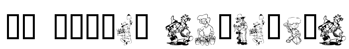 KR Summer Gardening Font Image