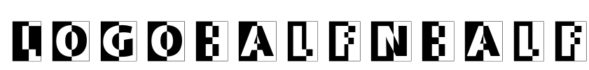 LogoHalfnHalf Font Image