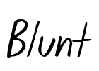 Blunt