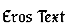 Eros Text Font Image