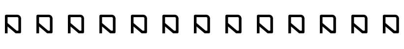 RAYSHA 110907 Font Image