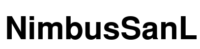 NimbusSanL Font Image