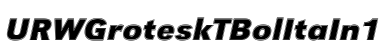 URWGroteskTBolItaIn1
