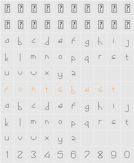 Diamond Cut Character Map