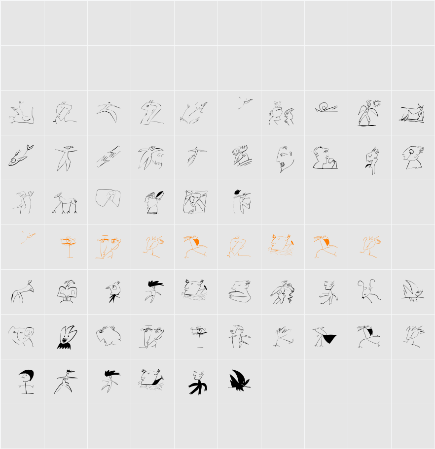 ScribbleABit Character Map