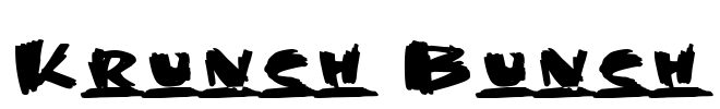 Krunch Bunch Font Image