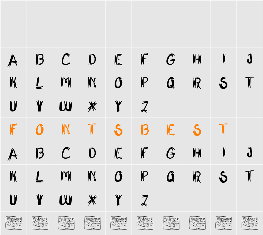 Shark Fighter Character Map