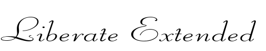 Liberate Extended Font Image