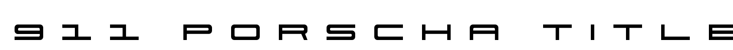 911 Porscha Title