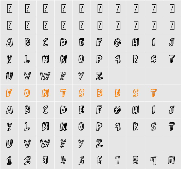 just a kid Character Map