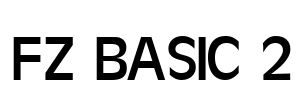 FZ BASIC 2 Font Image