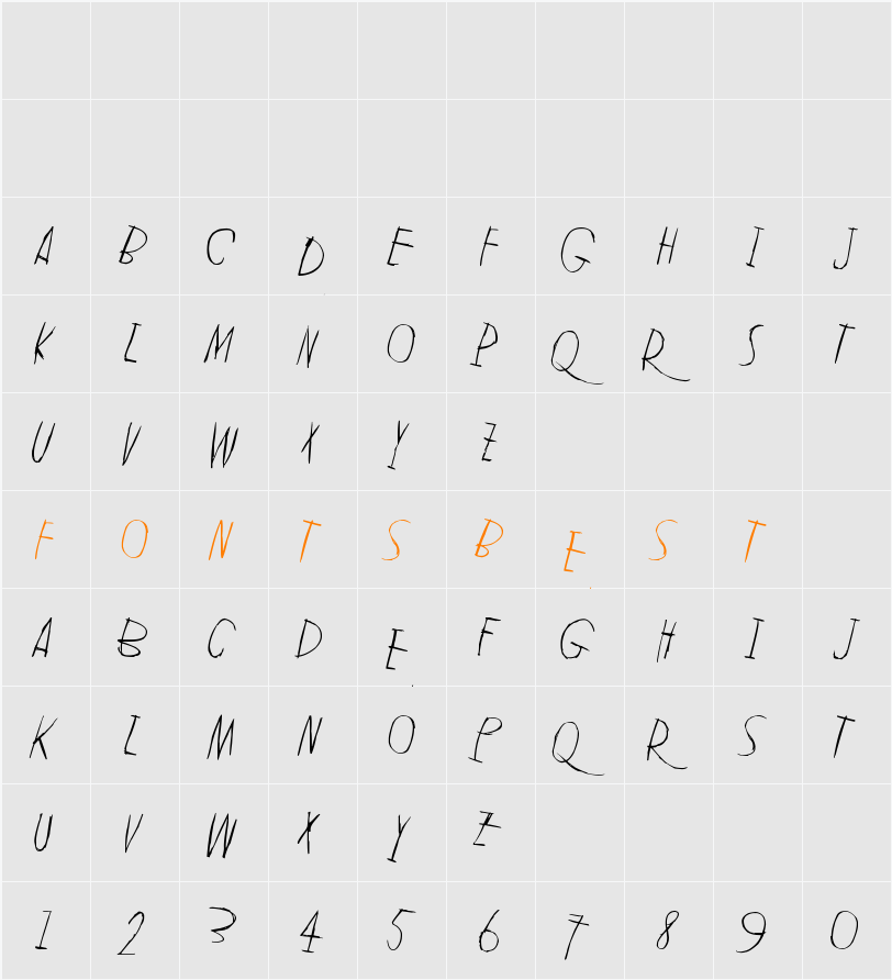 Lean on me Character Map