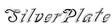 SilverPlate Font Image