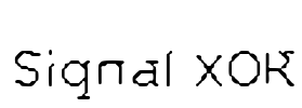 Signal XOR Font Image