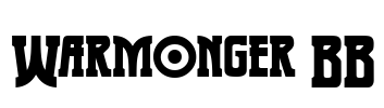 Warmonger BB Font Image