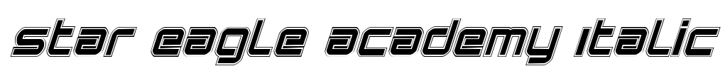 Star Eagle Academy Italic