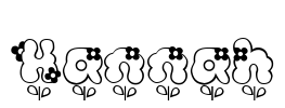 Hannah Font Image