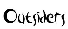 Outsiders Font Image