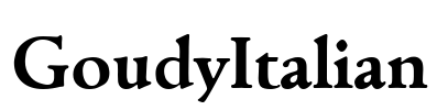 GoudyItalian