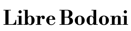 Libre Bodoni Font Image