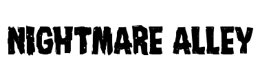 Nightmare Alley Font Image