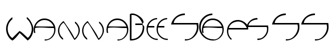 WannaBeeSCapsSSK Font Image
