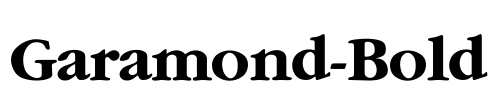 Garamond-Bold