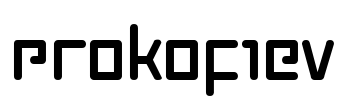 Prokofiev Font Image