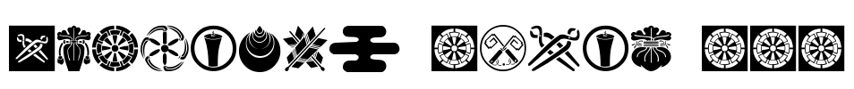 Oriental Icons III Font Image