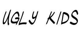 Ugly Kids Font Image