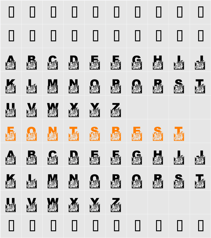 LMS Tricks or Treats Character Map