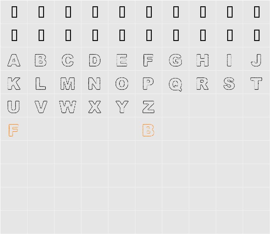 November Sixteenth Character Map