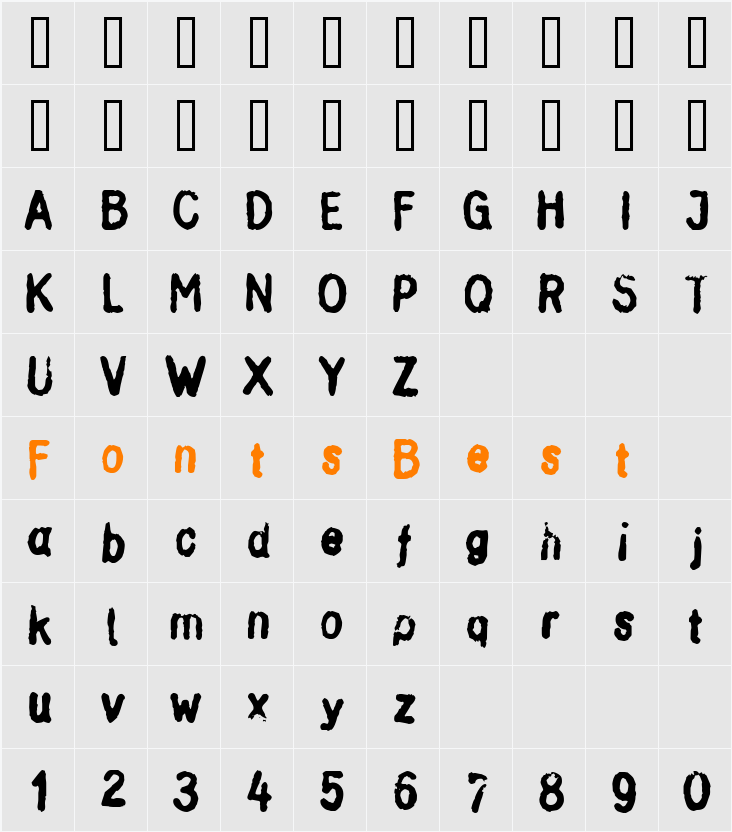 tsp adore 2 Character Map