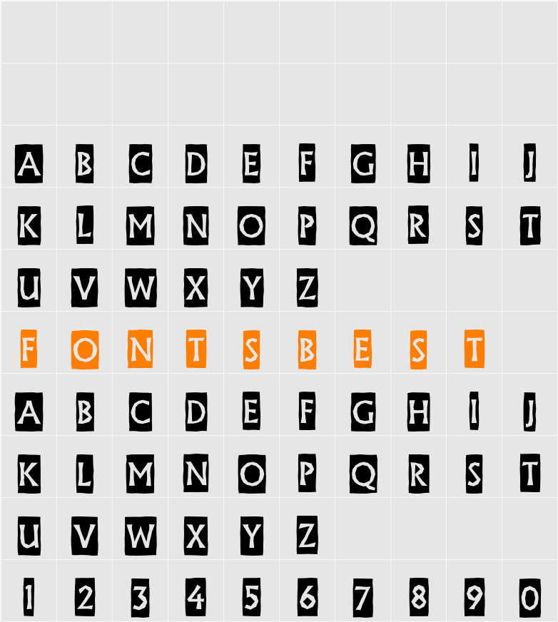 a_AlgidusCmBrk Character Map