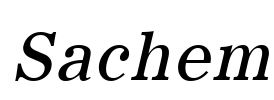 Sachem Font Image