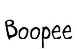 Boopee Font Image