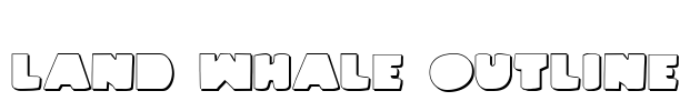 Land Whale Outline