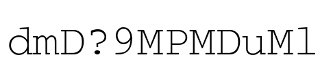 UncodeSecret Font Image