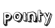pointy Font Image