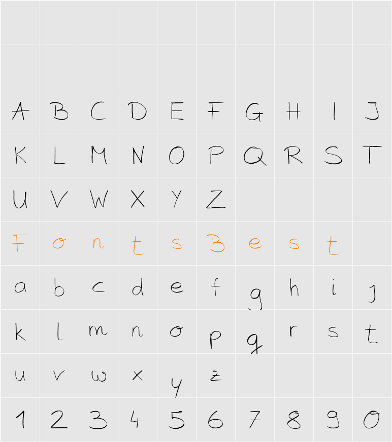 jette Character Map