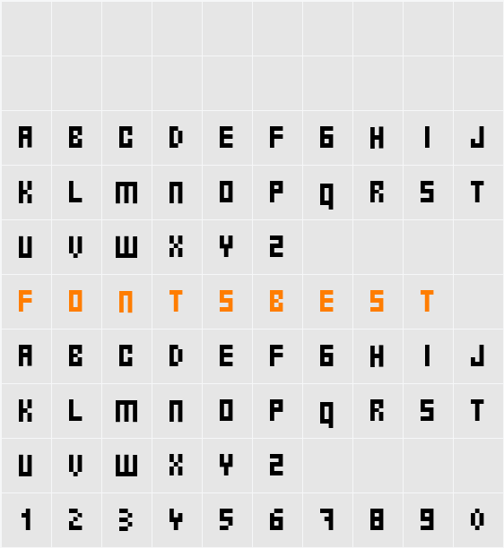 Ernest Character Map