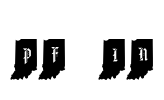 pf_in Font Image