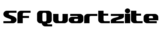 SF Quartzite Font Image