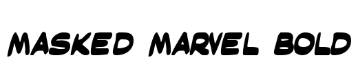 Masked Marvel Bold