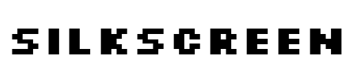 Silkscreen Font Image