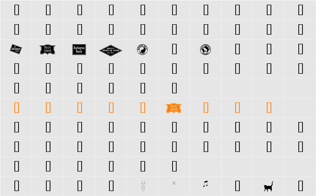 RRHeralds Character Map