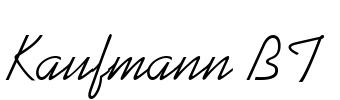 Kaufmann BT