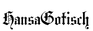 HansaGotisch Font Image