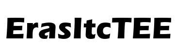ErasItcTEE Font Image