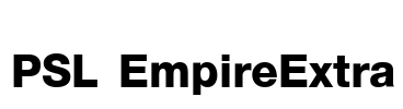 PSL EmpireExtra Font Image